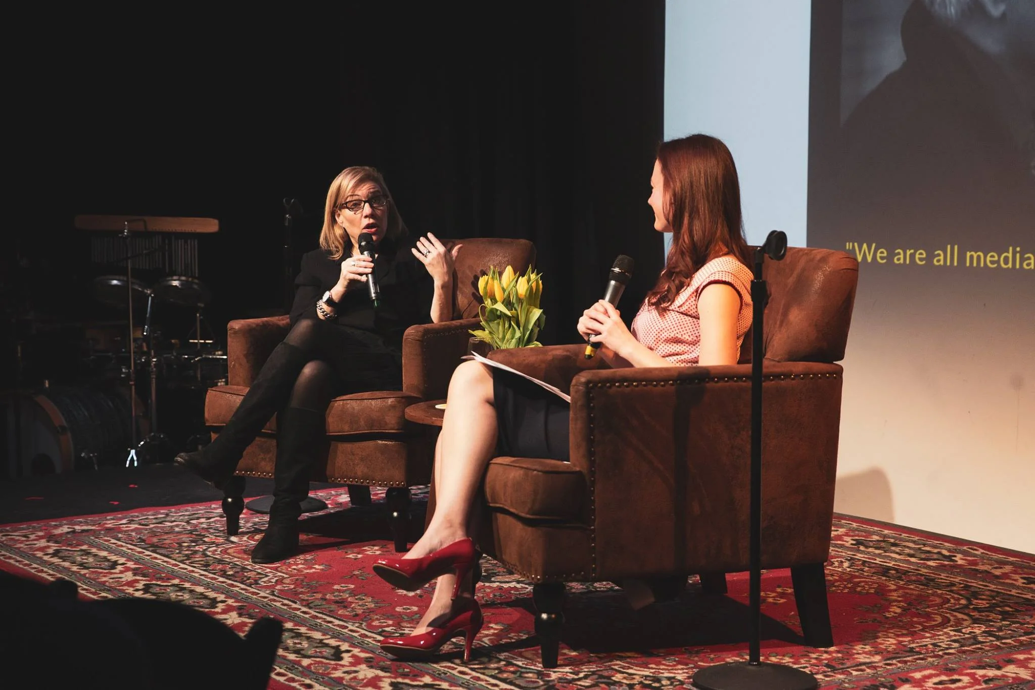 Debbie Millman and Monica McCarthy / Photo by Liz Magee