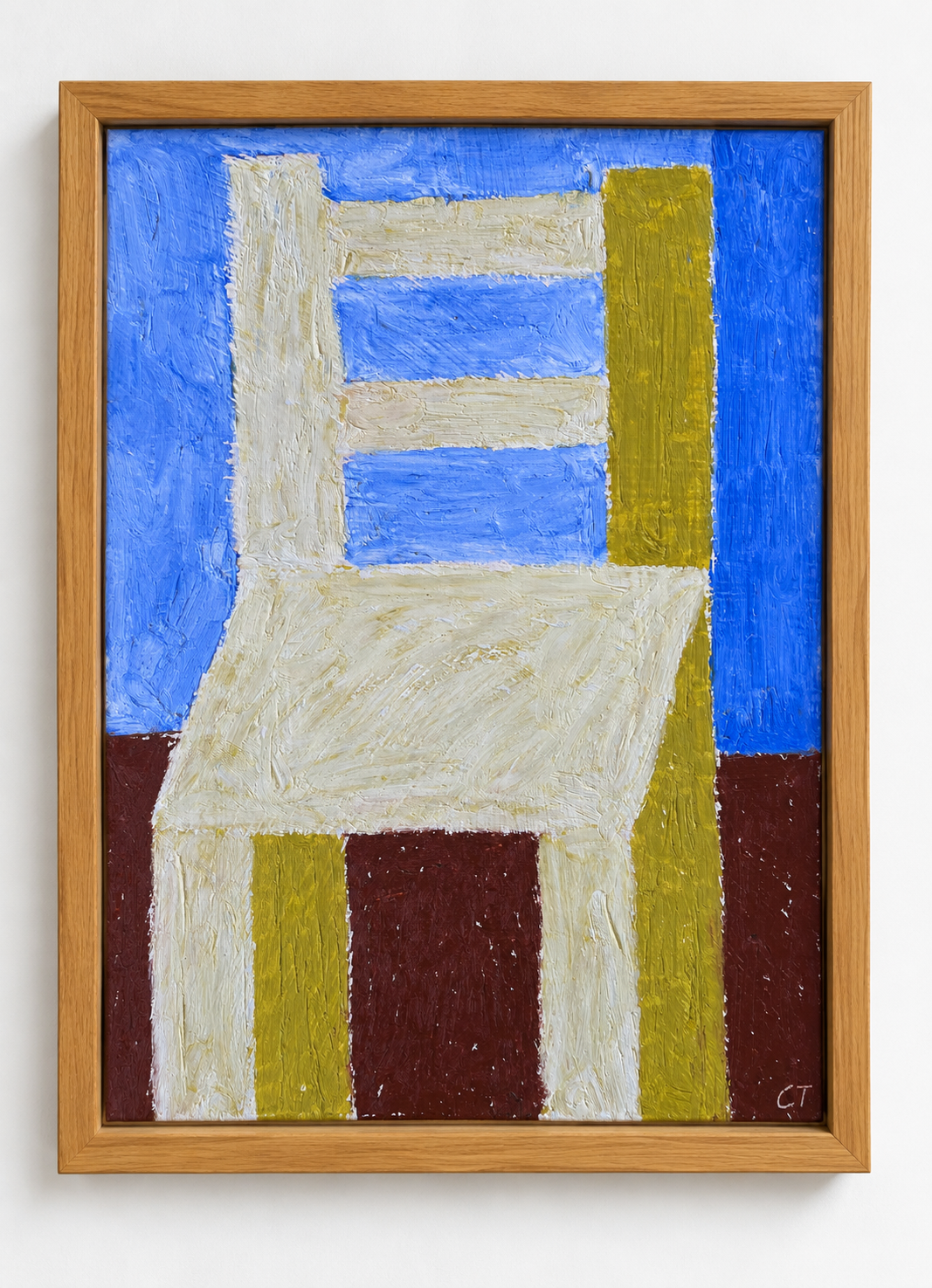 Framed Abstract Ladderback Chair Painting.png