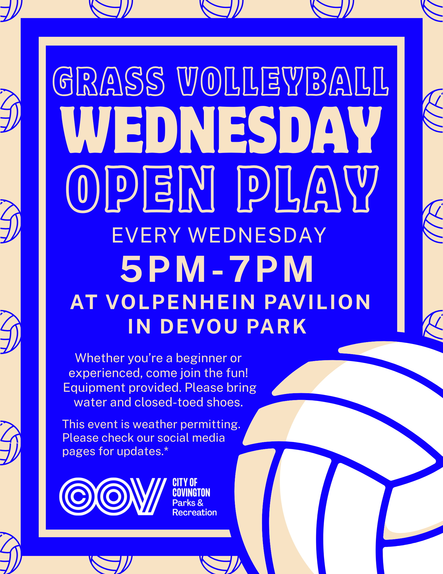 Grass Volleyball Open Play