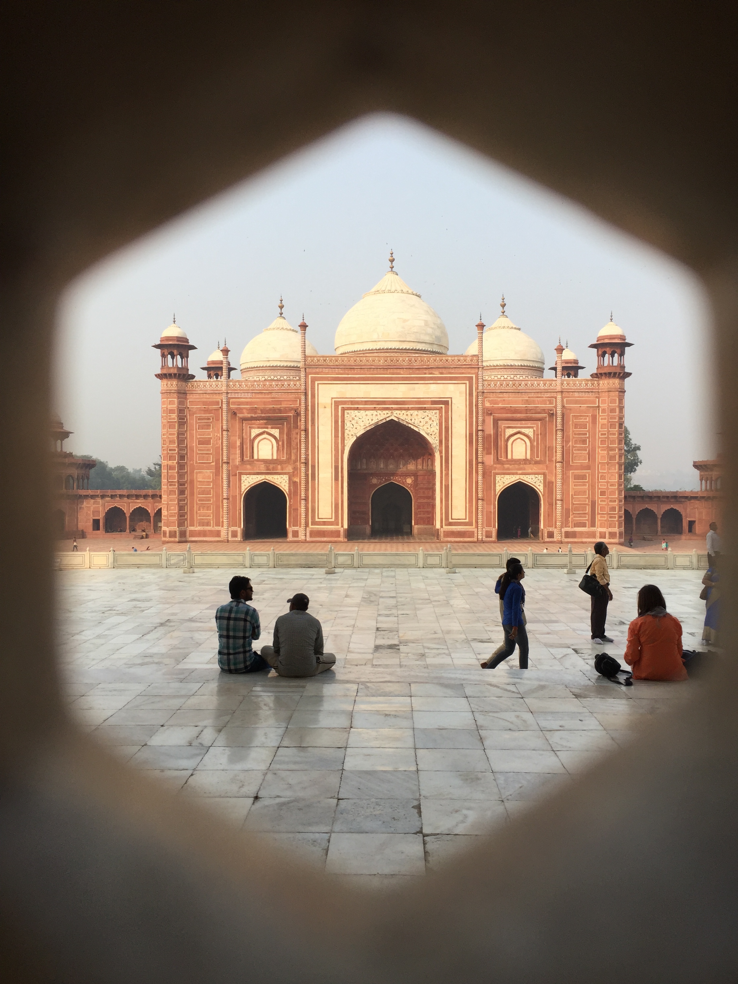 Inside Taj Mahal complex