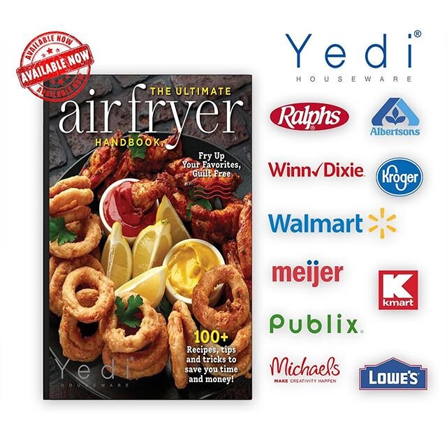 On Newsstands Today! 🗞📰⁣⁣⁣
⁣⁣⁣
The Ultimate Air Fryer Handbook featuring 100 original nutritious and delicious Yedi Air Fryer recipes AND Yedi Houseware&rsquo;s Top 8 Air Fryer Tips is now available!! ⁣⁣⁣
⁣⁣⁣
You know we all love a good new recipe,