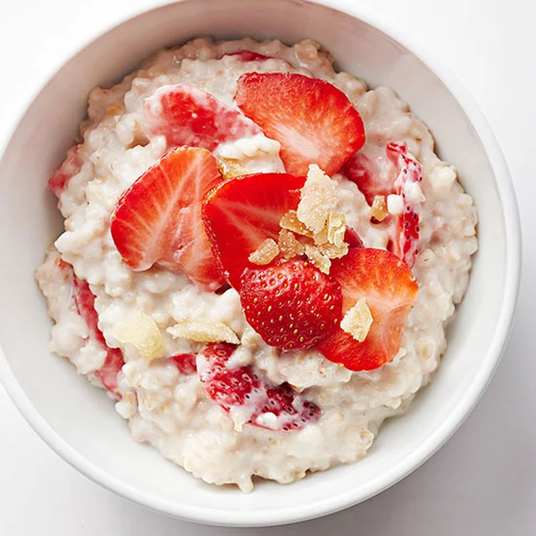 Avena de Fresas con Crema