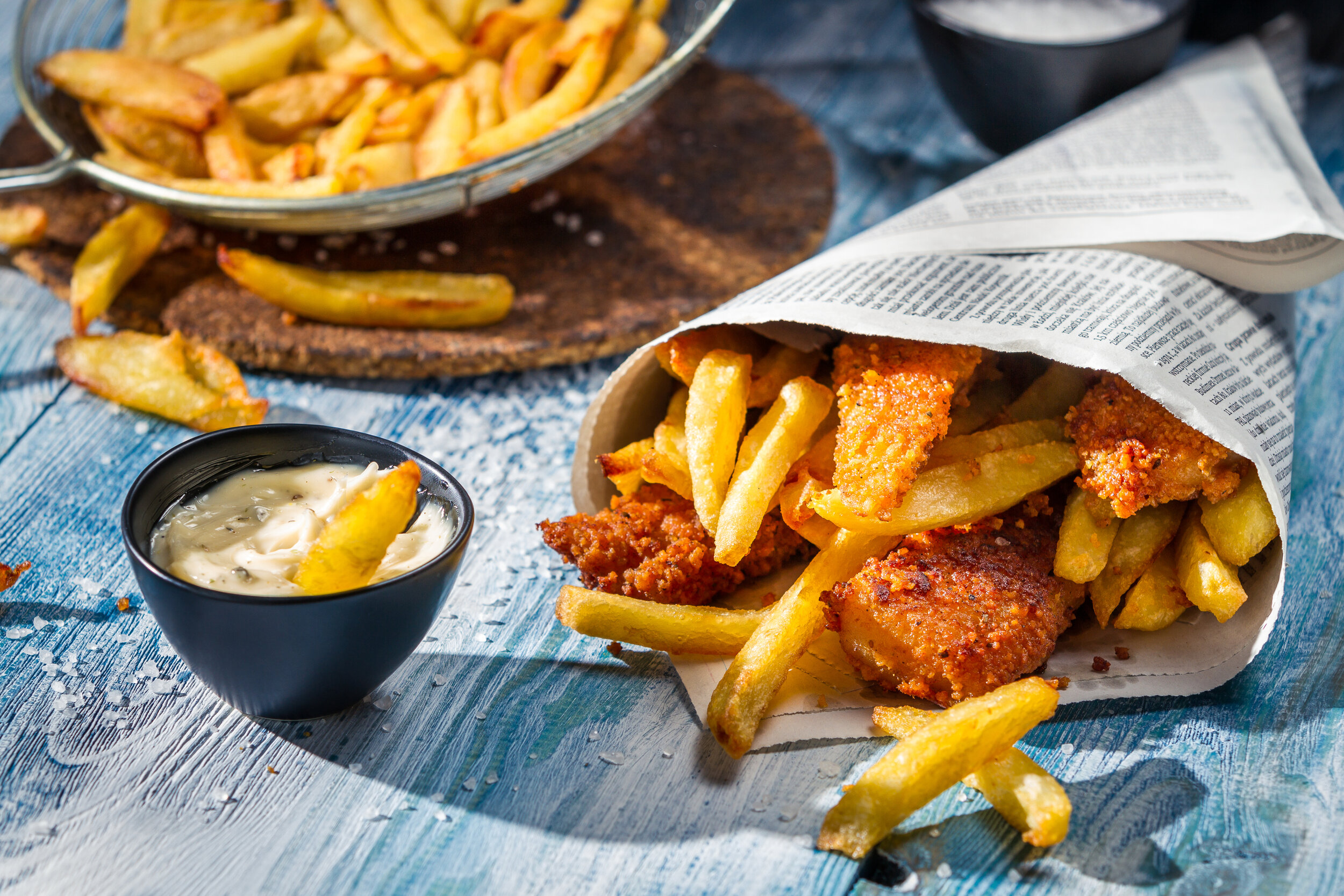 Pescado y Papas fritas