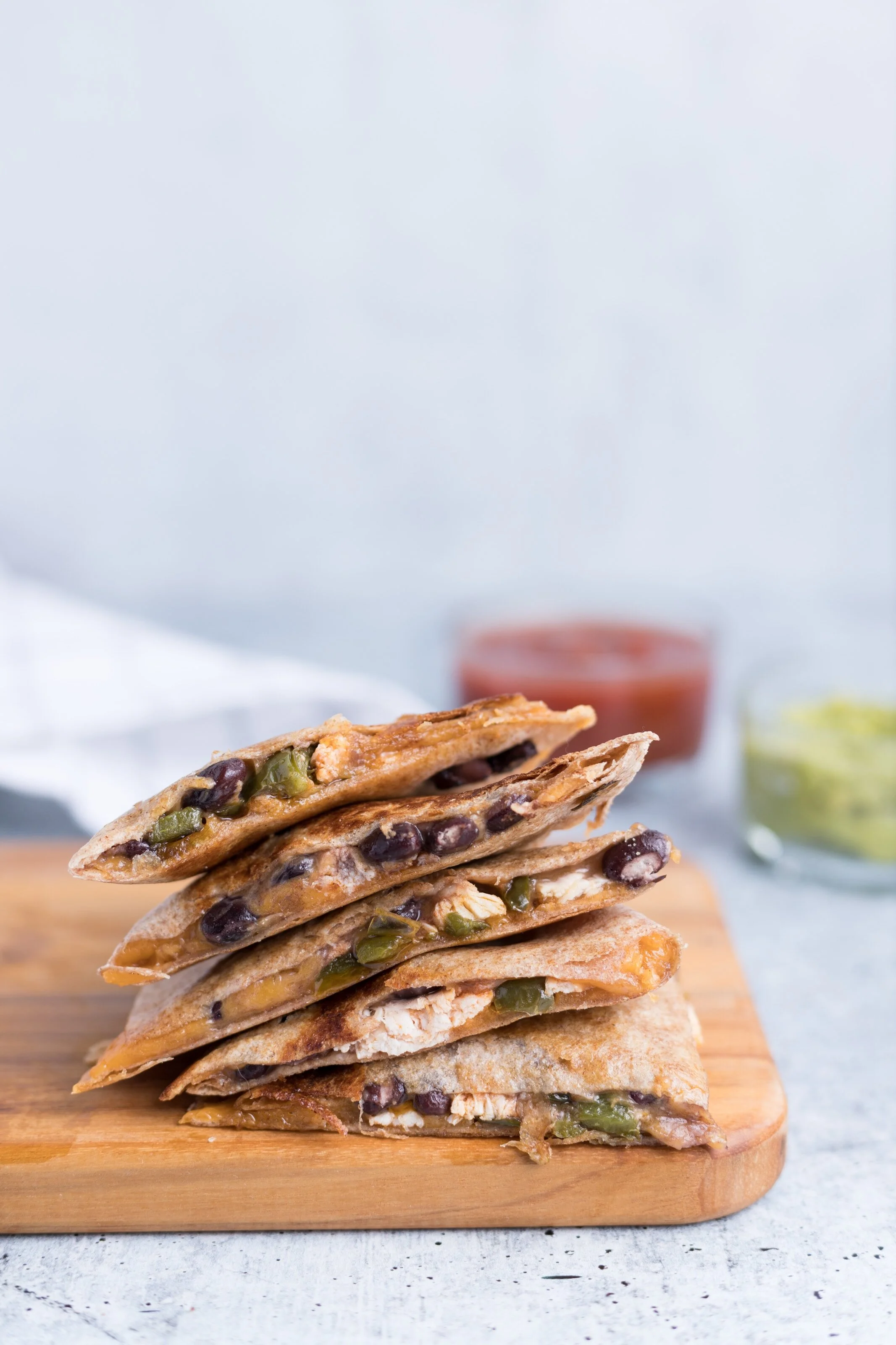 CHICKEN QUESADILLAS