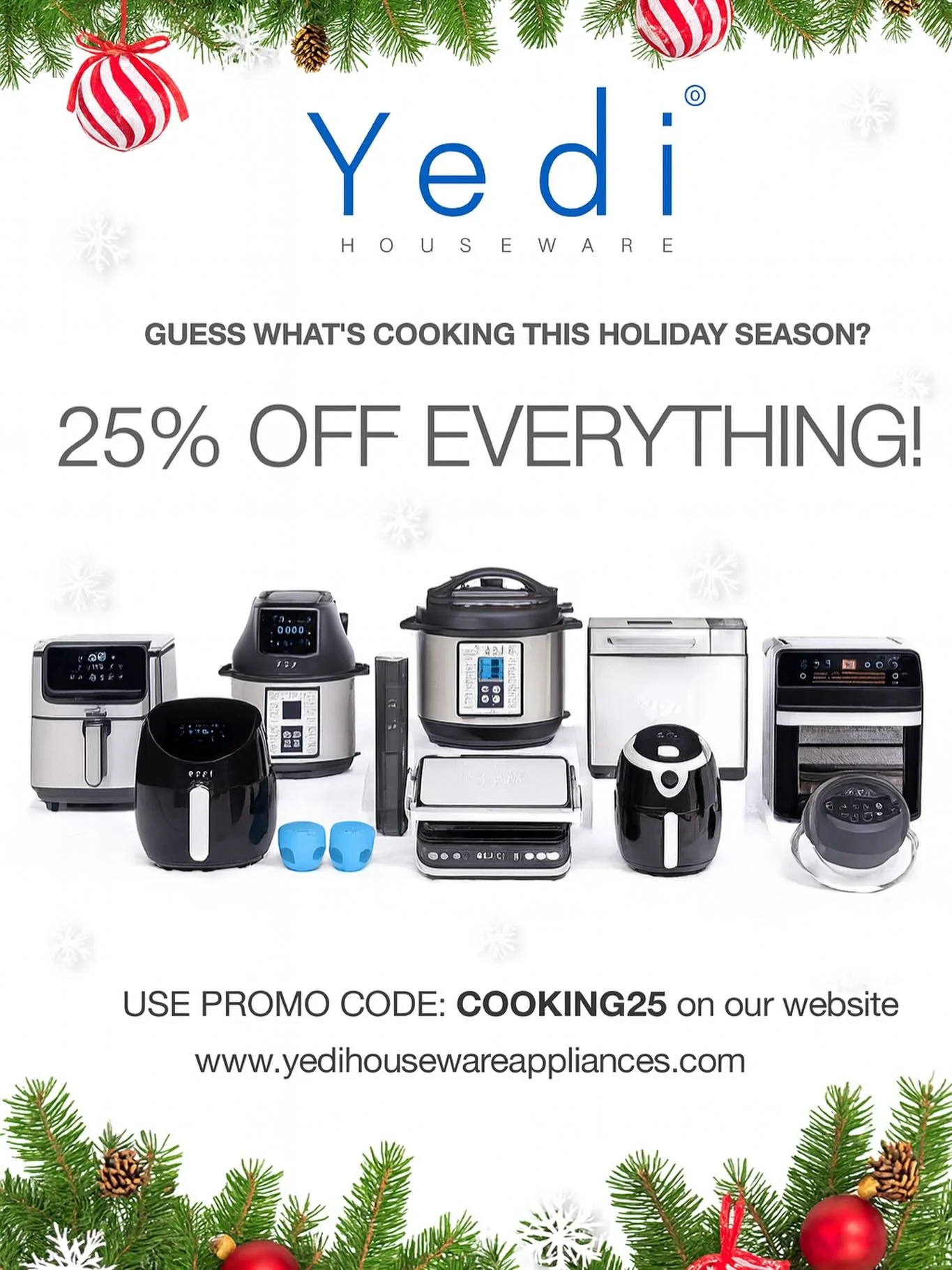 Use code COOKING25 for 25% off everything!