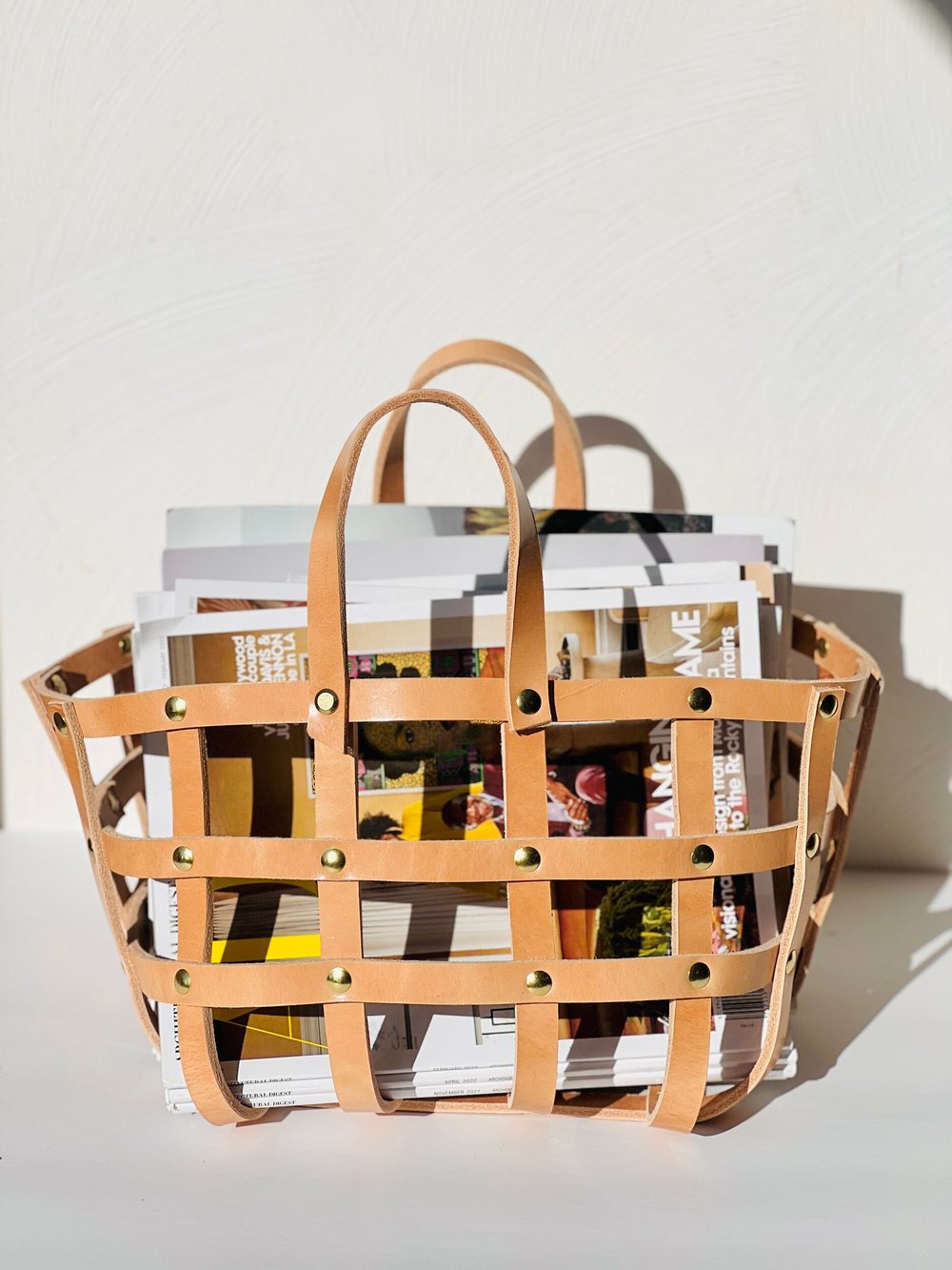 【週末SALE】Ch!iiibag Big Leather Basket Big Leather Bascket – ch!iii