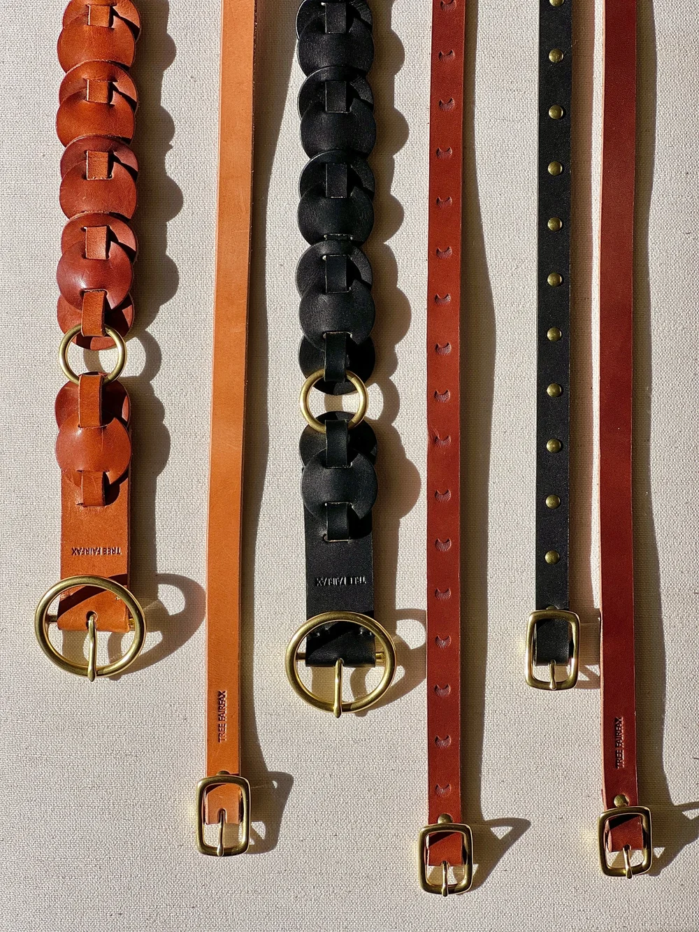 ほ*ろ様 Llife LEATHER CHAIN BELT（SIENNA） Llife LEATHER CHAIN BELT（SIENNA）
