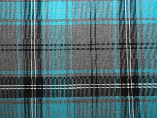 Teal and Grey Tartan