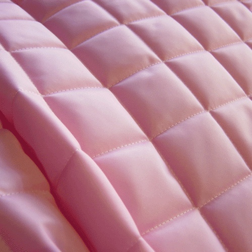 Baby Pink Quilted Waterproof