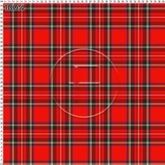 Red Royal Stewart Tartan