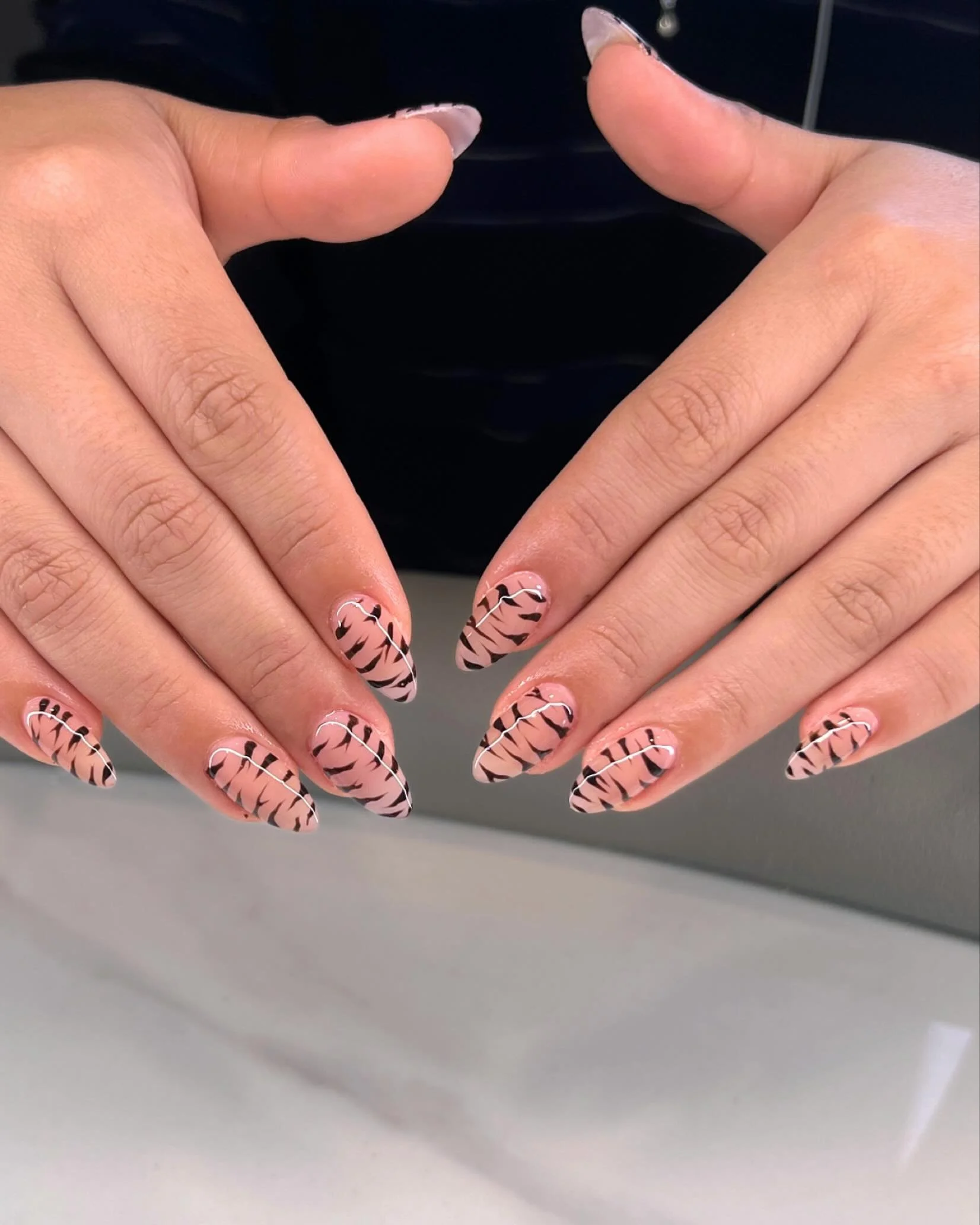 ✨ Wild but Chic: Zebra French Tips ✨

Neutral tones meet bold zebra stripes 🦓&mdash;Annie&rsquo;s latest nail art is the perfect balance of classy + edgy. A modern twist on animal print, this set brings out your fierce side while staying wearable fo