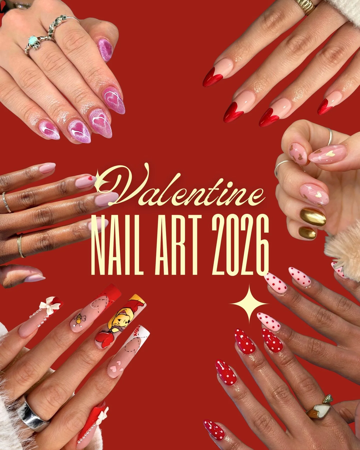 💕 Valentine&rsquo;s Nail Inspo You&rsquo;ll Actually Wear
Valentine&rsquo;s Day is about 3 weeks away, and if you&rsquo;re still thinking about what nails to wear for date night, Galentine&rsquo;s brunch, or just feeling cute &mdash; we&rsquo;ve got