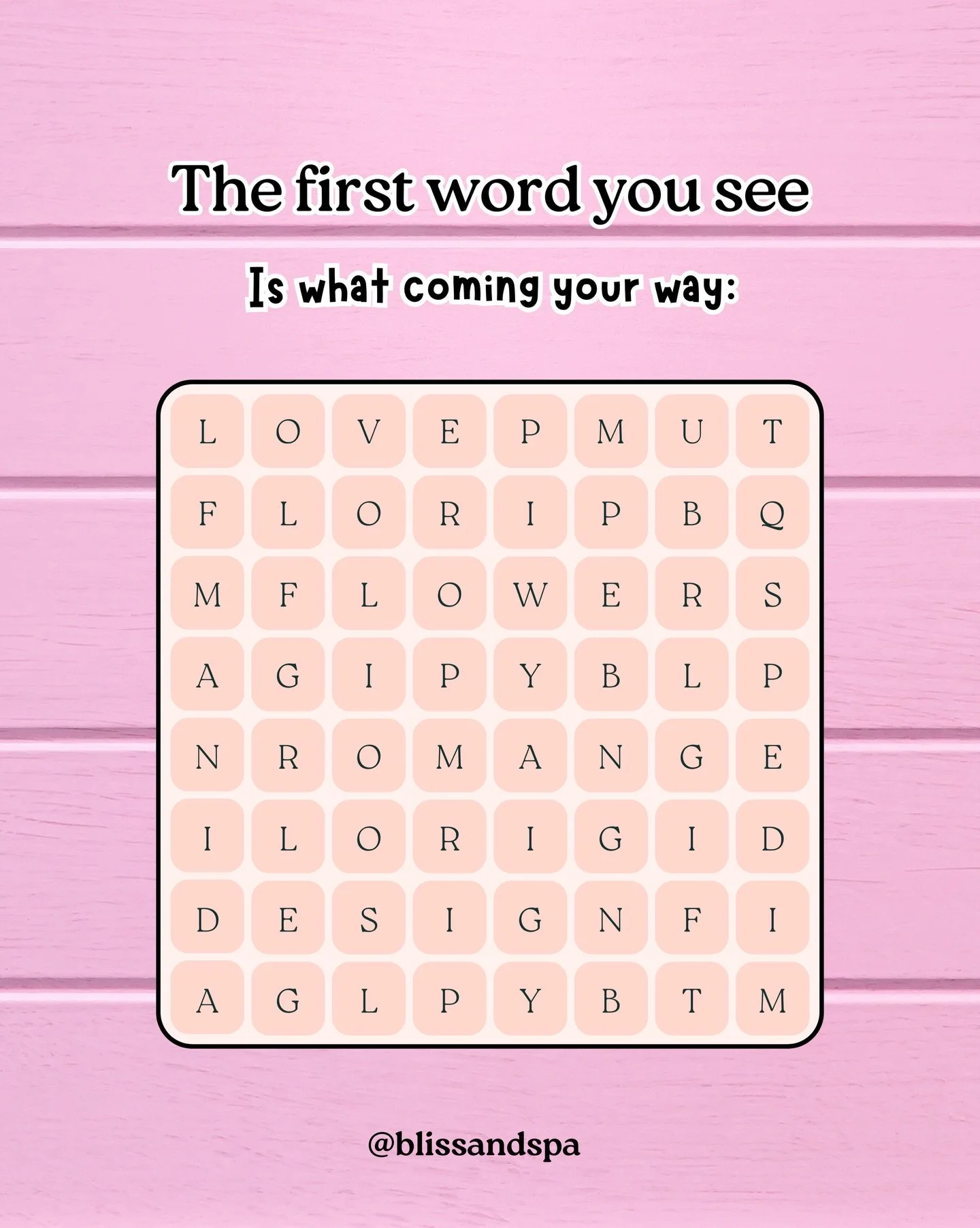 The first word you see is what&rsquo;s coming your way 💗
Don&rsquo;t overthink it 👀

👇 Comment the word you saw first.

#crosswordpuzzles #crossword #trendingpost❤️ #valentinevibe #bostonspa