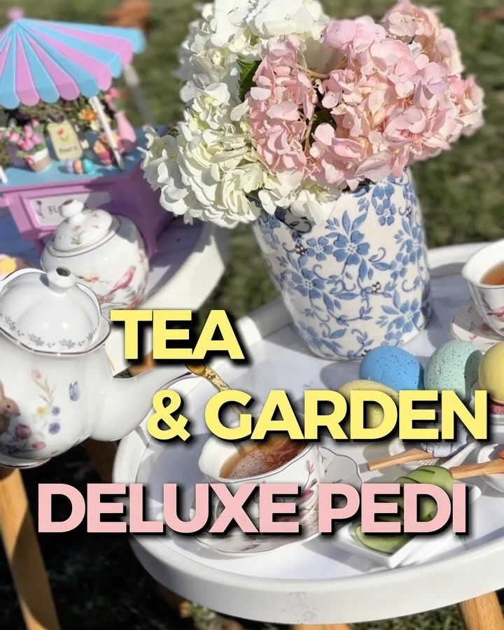 🐰🌸 Wait&hellip; tea in a pedicure?

This Easter, we&rsquo;re turning Bliss into a real-life Tea Party. ☕✨

Introducing our limited event pedicure:
The Tea &amp; Garden Deluxe Pedi 🌿

For this experience we&rsquo;re doing something completely diffe
