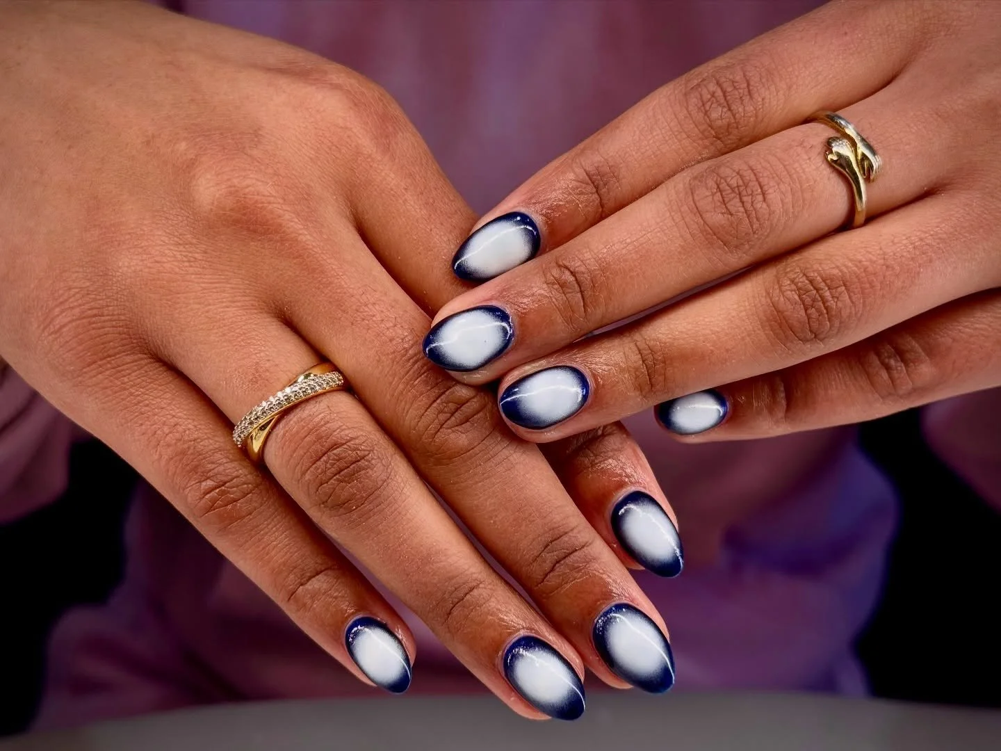 POV: your nails just became the main character 💙✨

Clean, icy aura set by Jason&mdash;simple but hits EVERY time ❄️
Save this for your next appointment 💅

#AuraNails #BlueNails #minimalnails #medfordma #nailsinspo