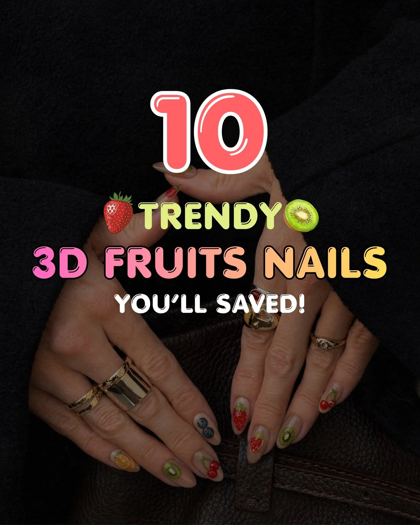 POV: your nails are your summer fruit bowl 🍓🥝🍒✨

10 trending 3D fruit sets you&rsquo;re 100% saving for your next appointment 💅
Which one are you booking? 👀👇

#3dnailart #3DNails #fruitnails #SummerNails #nailinspo