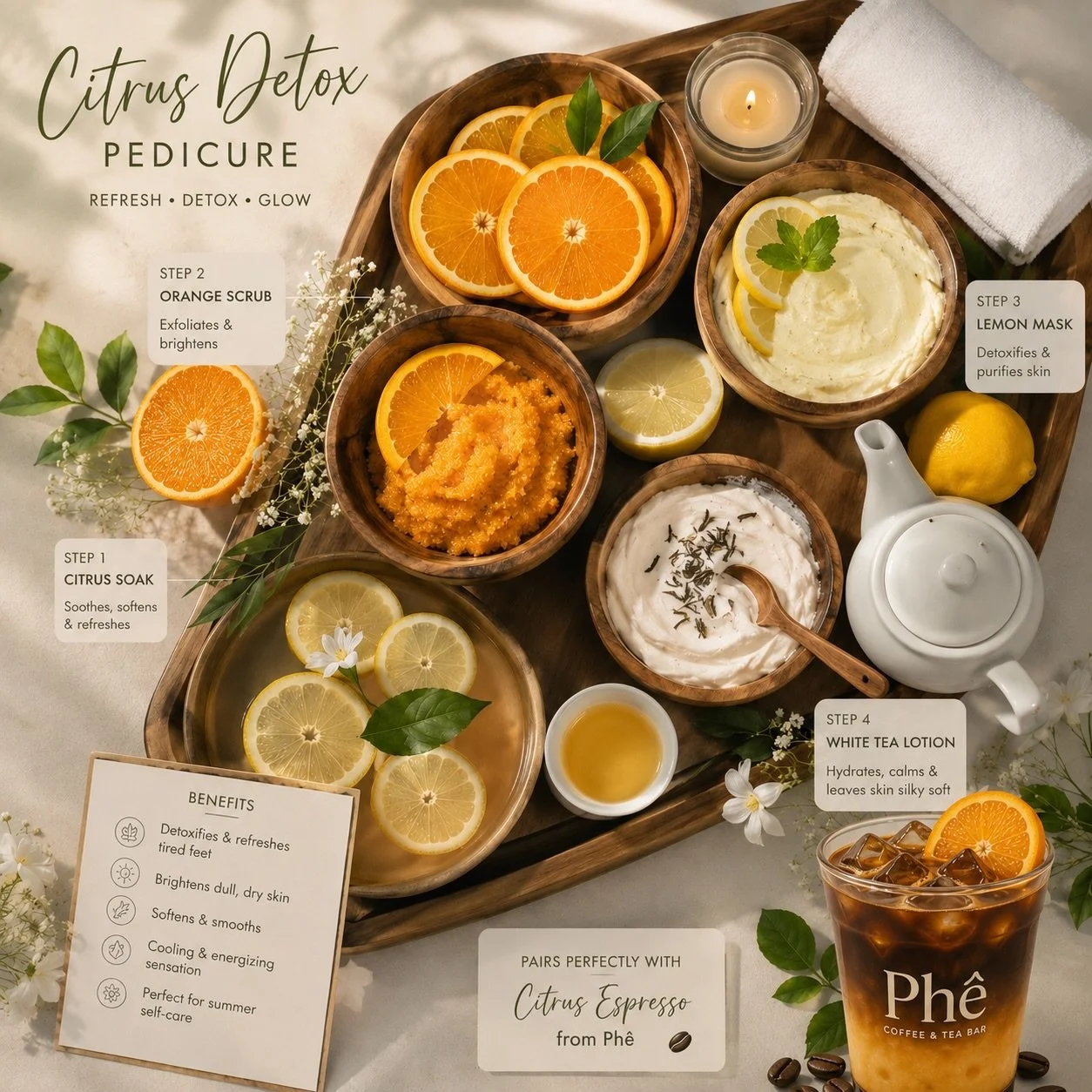 🚨 NEW SUMMER PEDICURES ARRIVE THIS FRIDAY 🚨
⚠️ FREE COFFEE + A LUXURY PEDICURE? YES, REALLY.

Meet the ✨ Bliss Summer Escape Collection ✨

Three brand-new luxury pedicure experiences designed to help you relax, refresh, and recharge all summer long