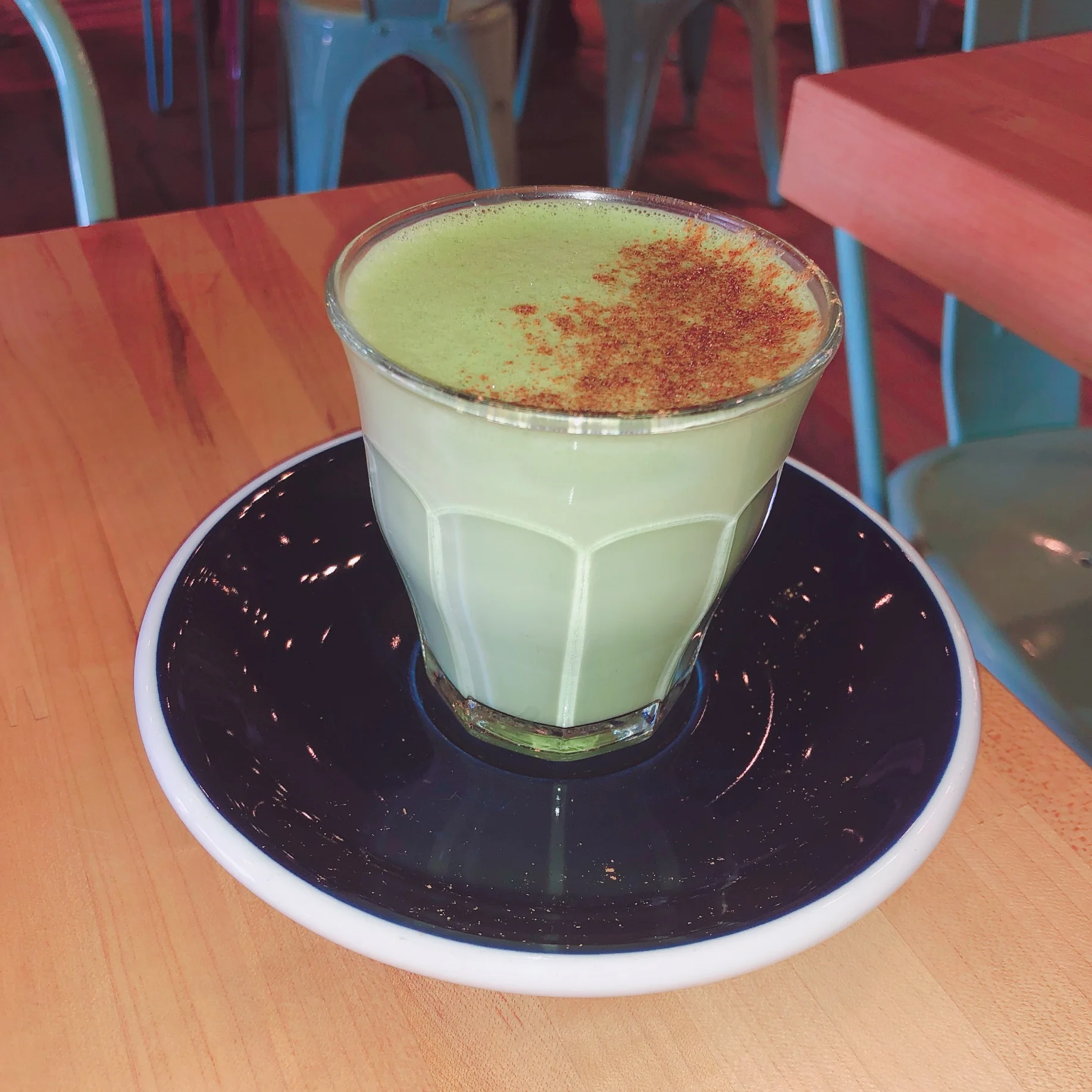 Decadent matcha goodiness!