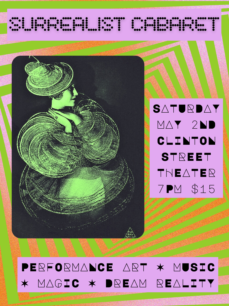 Surrealist Cabaret at Clinton St Theater, Portland