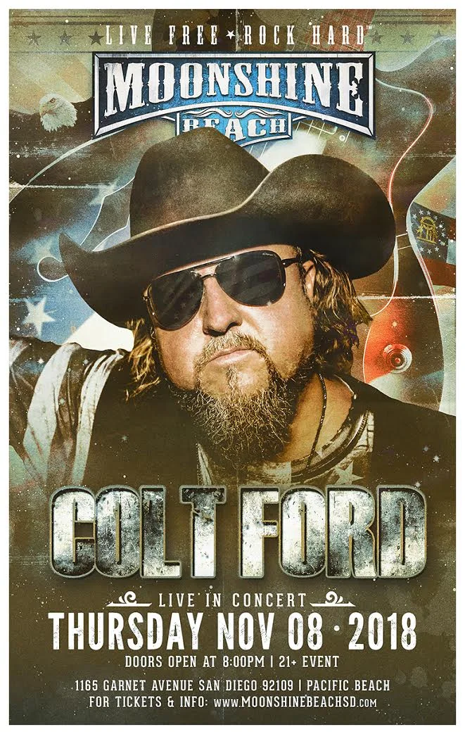 Colt Ford is LIVE at Moonshine Beach!
