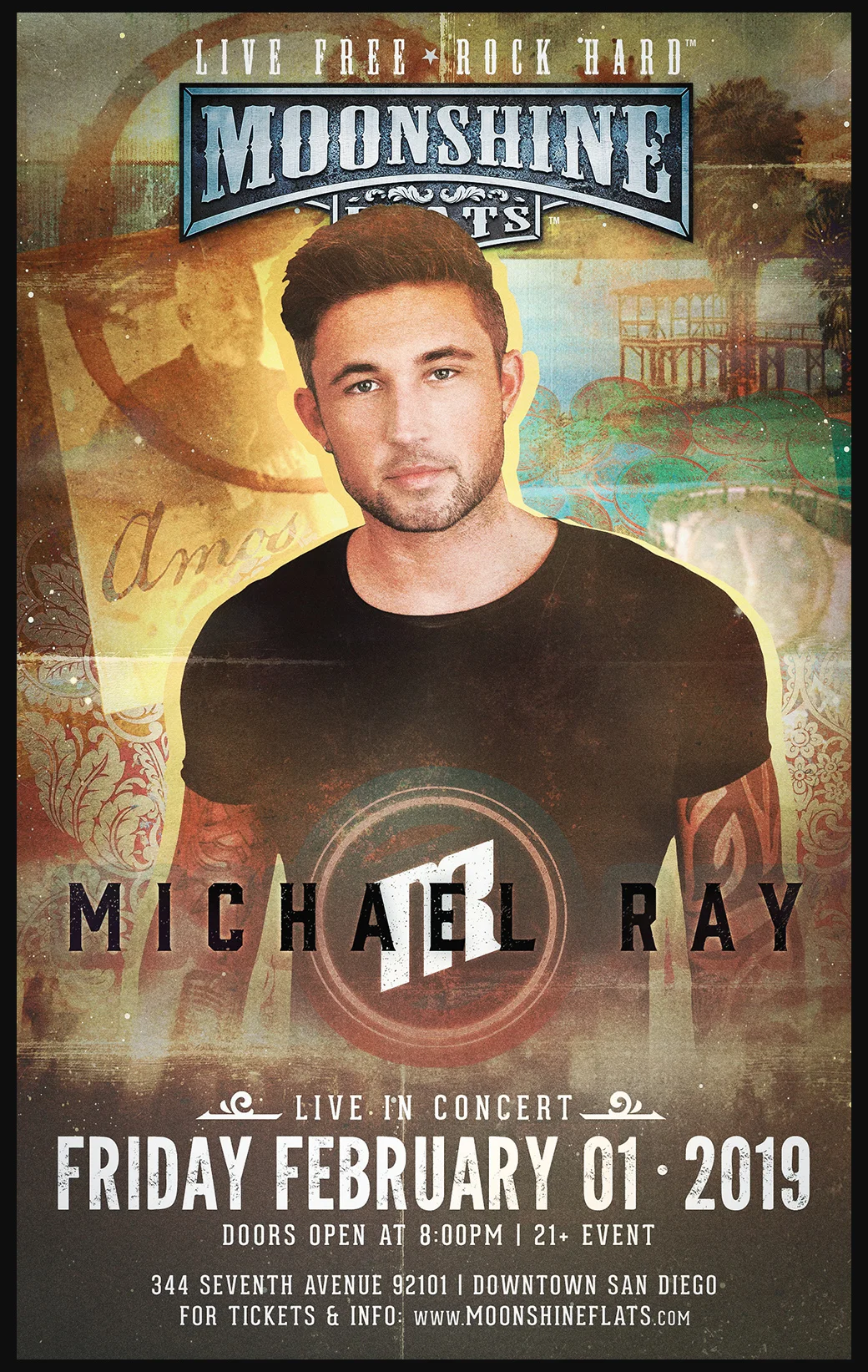 Michael Ray is BACK in San Diego and LIVE at Moonshine Flats! 