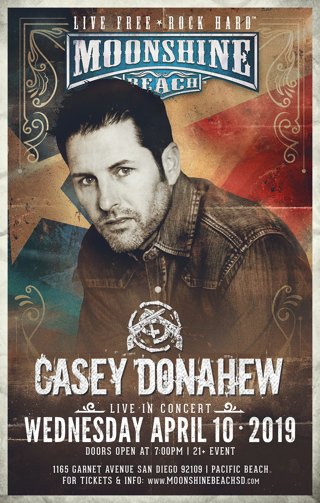 Casey Donahew is BACK in San Diego to perform LIVE at Moonshine Beach!