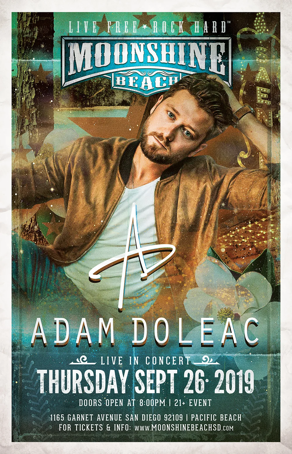 Adam Doleac is headed to Moonshine Beach!