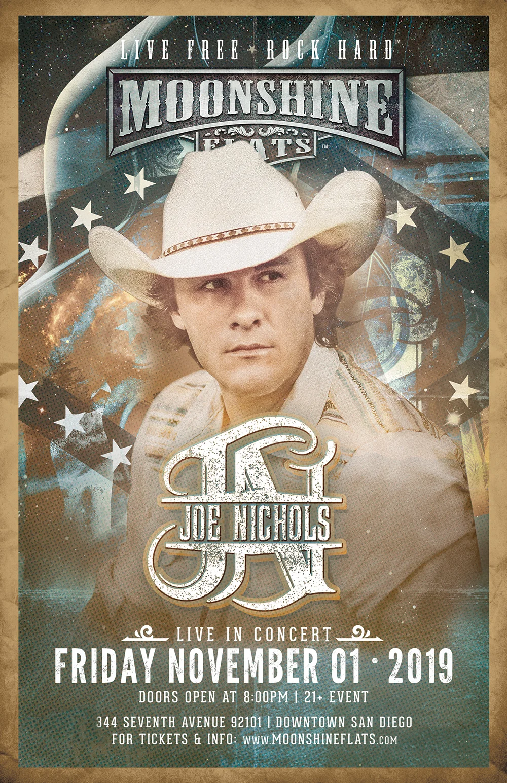 Joe Nichols is LIVE in concert at Moonshine Flats! 