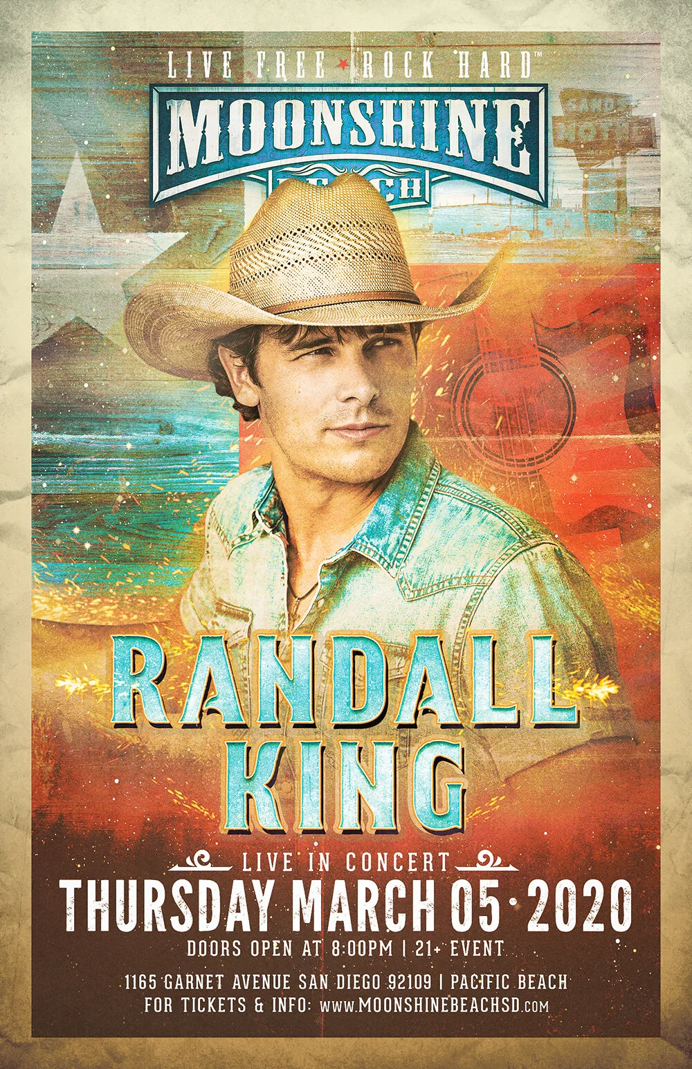 Randall King is LIVE in concert at Moonshine Beach! 