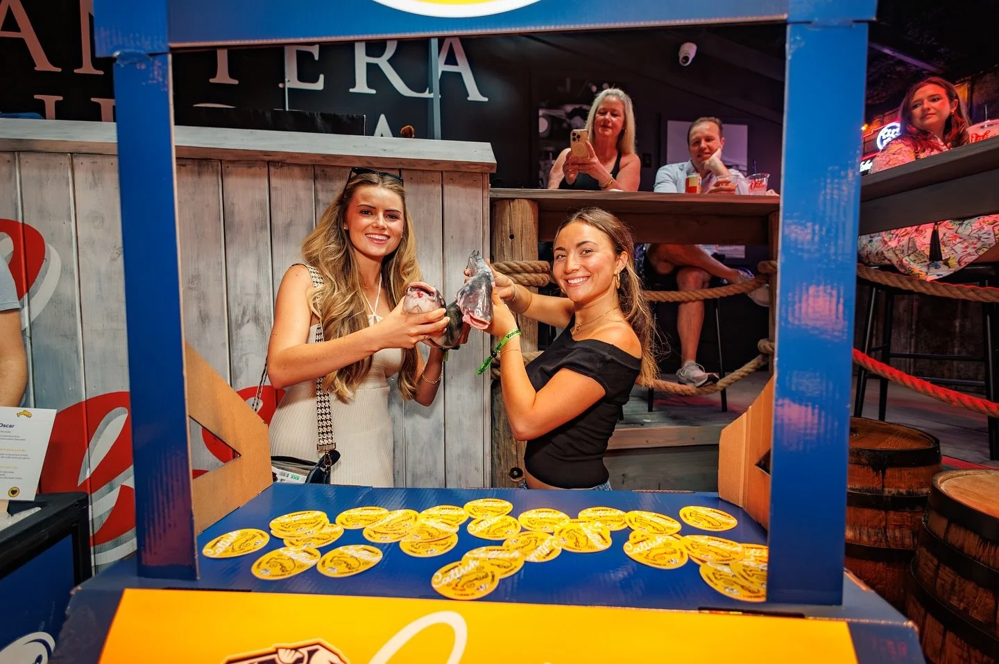 Thanks to everyone who showed up (and puckered up) for the @predsnhl Catfish Kissing Booth at Odie’s last weekend! We can’t wait for hockey to start 🏒#smashville