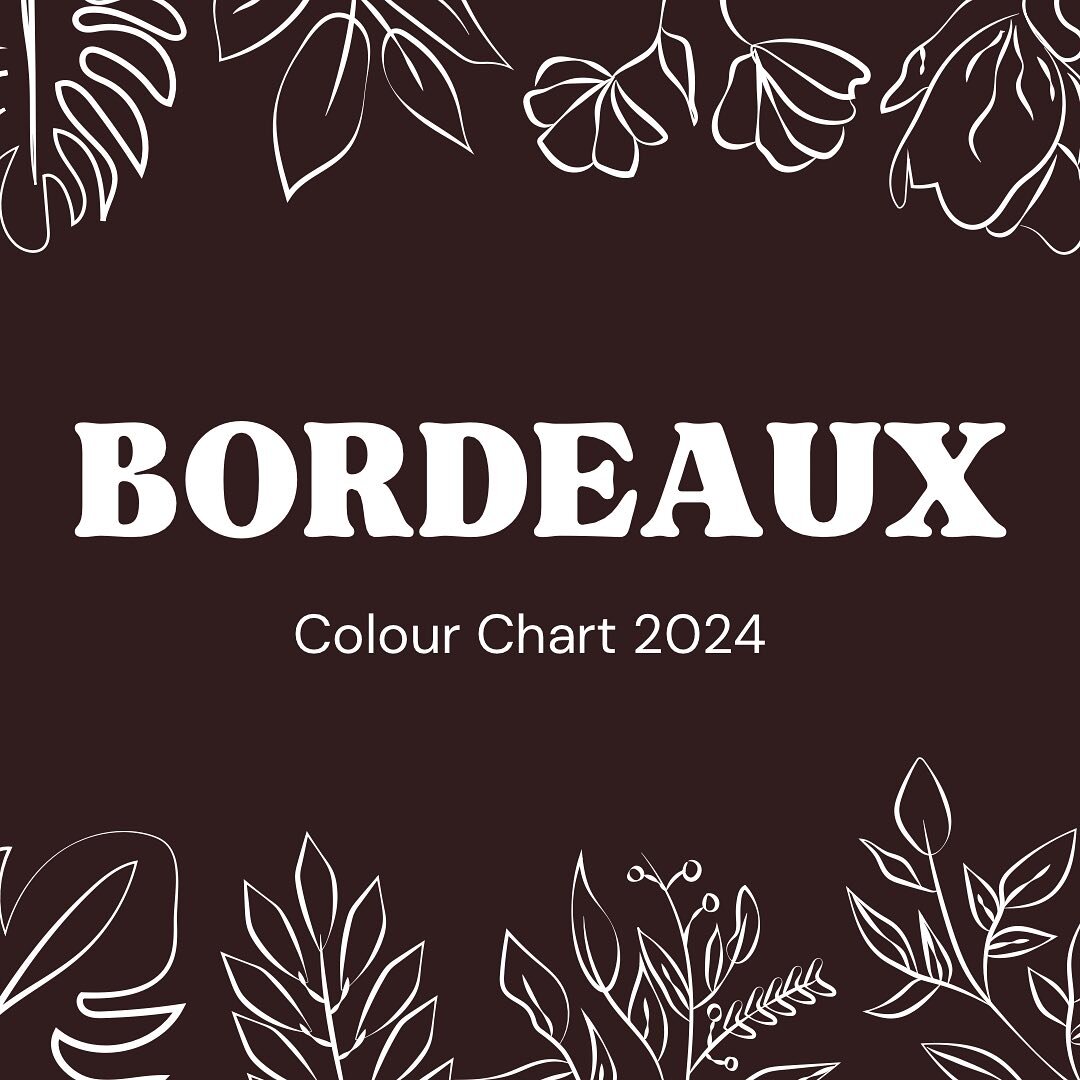 🤎 BORDEAUX 🤎

This rich, warm, classic Chocolate brown is always available as she&rsquo;s part of Colour Chart. 🍂

You can go to our website 
www.cullachange.com.au to see our current colour chart and you can also request a complementary Cullapac: