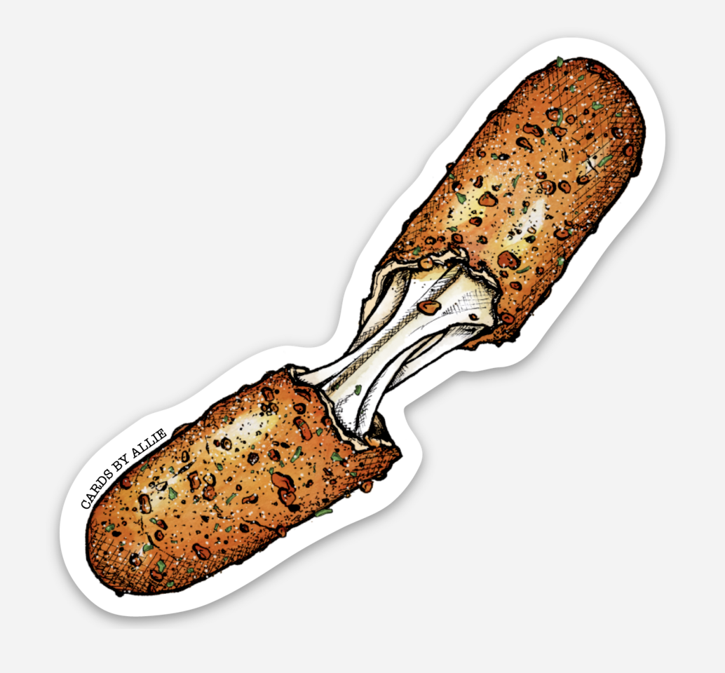 Mozzarella Stick Sticker