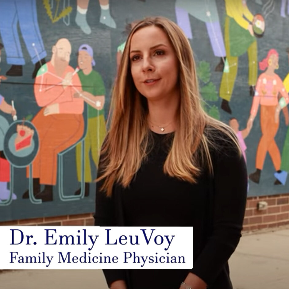 Board-Certified Family Medicine Physician Emily LeuVoy, M.D., shares how getting the vaccine can help protect those who are unable to get one themselves at the link in our bio. 

#TheClark #SwedishChicago #NorthShoreStrong #COVID #covid19vaccine #cov