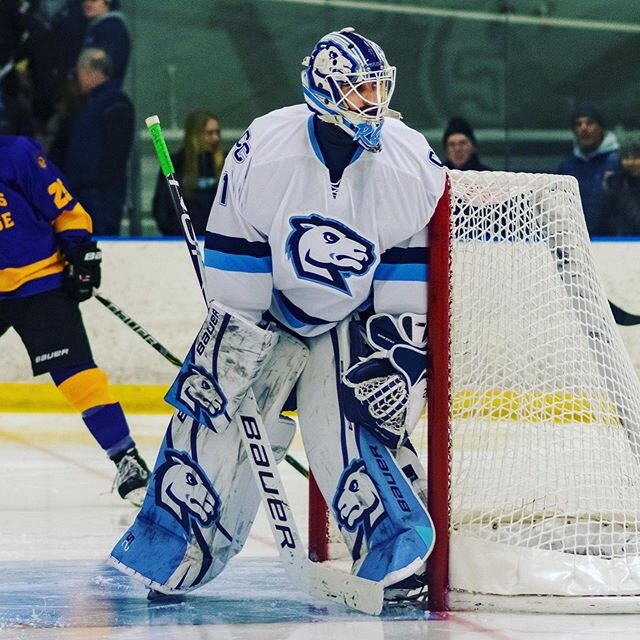 **Proud moment**
13 years ago I began coaching. From that first year of coaching, 1 goalie remained playing until this past college season ended unceremoniously. 13 years ago @hot__rod1 was a young man that was playing &ldquo;town hockey&rdquo; and s