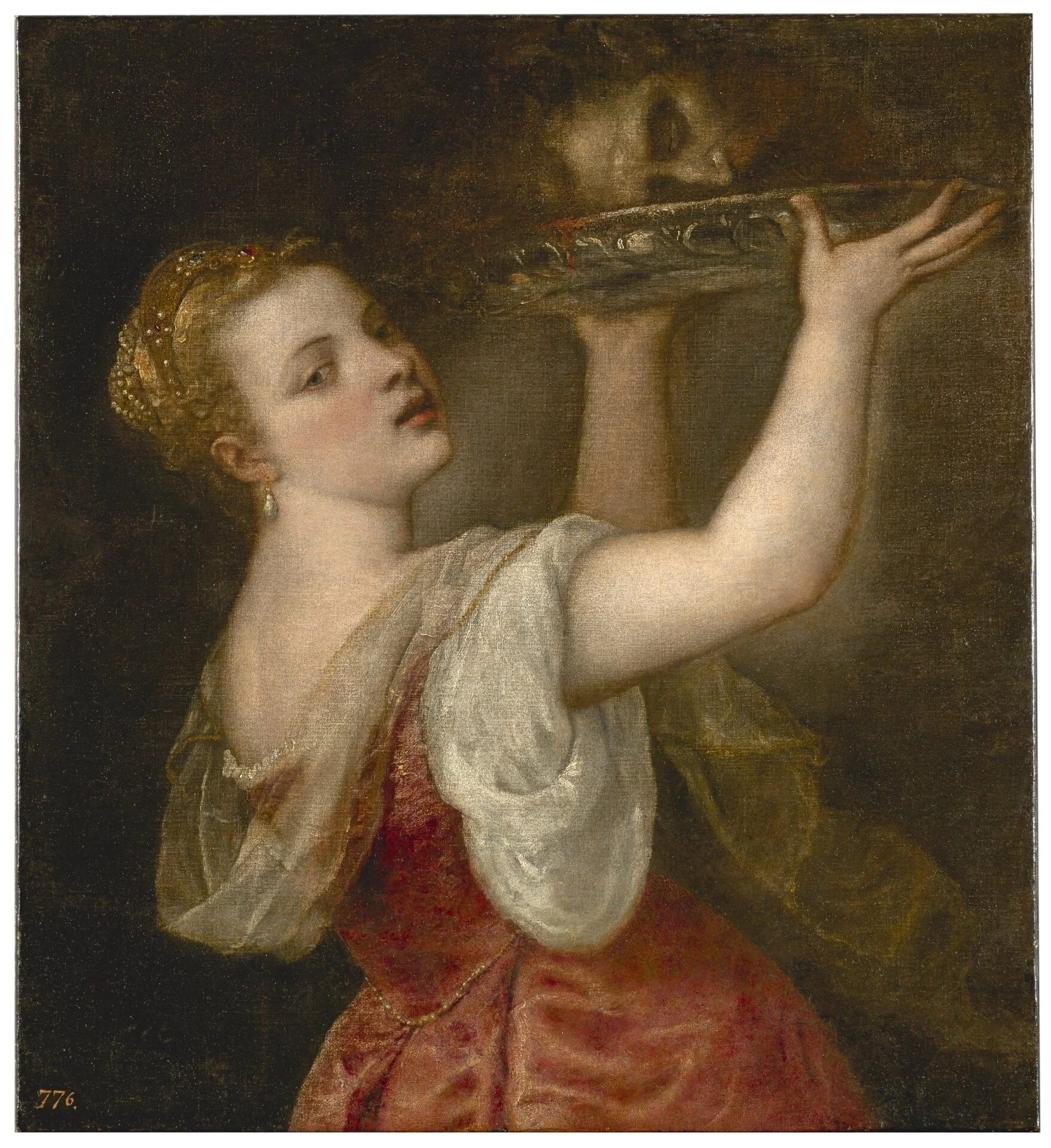 Titian (Tiziano Vecellio). Salome, c. 1550. Museo del Prado, Madrid, Spain. P000428.