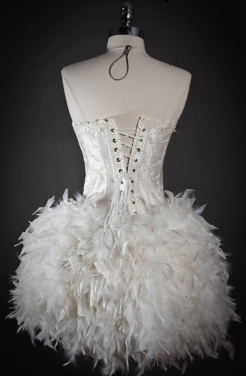 white christmas dresses Jennie Corset Flared Mini Dress Off White– Selfie Leslie main image 1