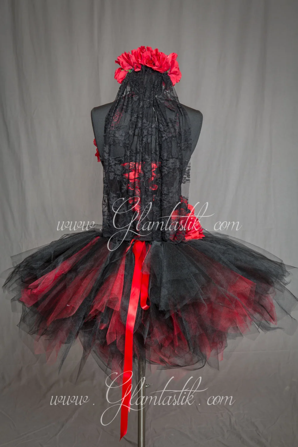 red and black tutu dress BROOKE DAINTY LACE MINI DRESS – AKIRA main image 1