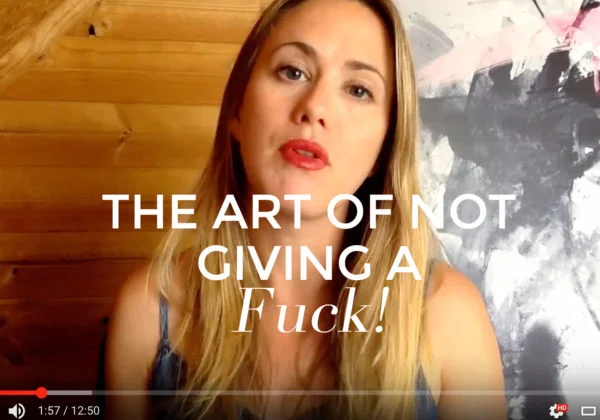 The art of not giving a f#@k