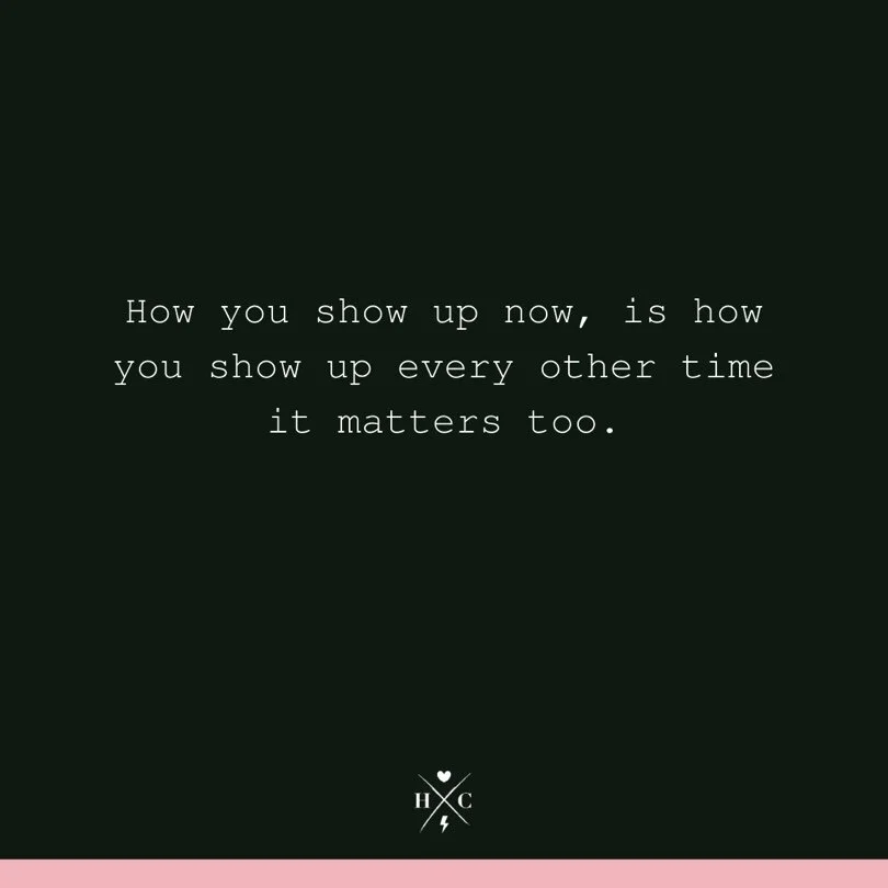 NOW is not the time to stop showing your work? — HAYLEY CARR