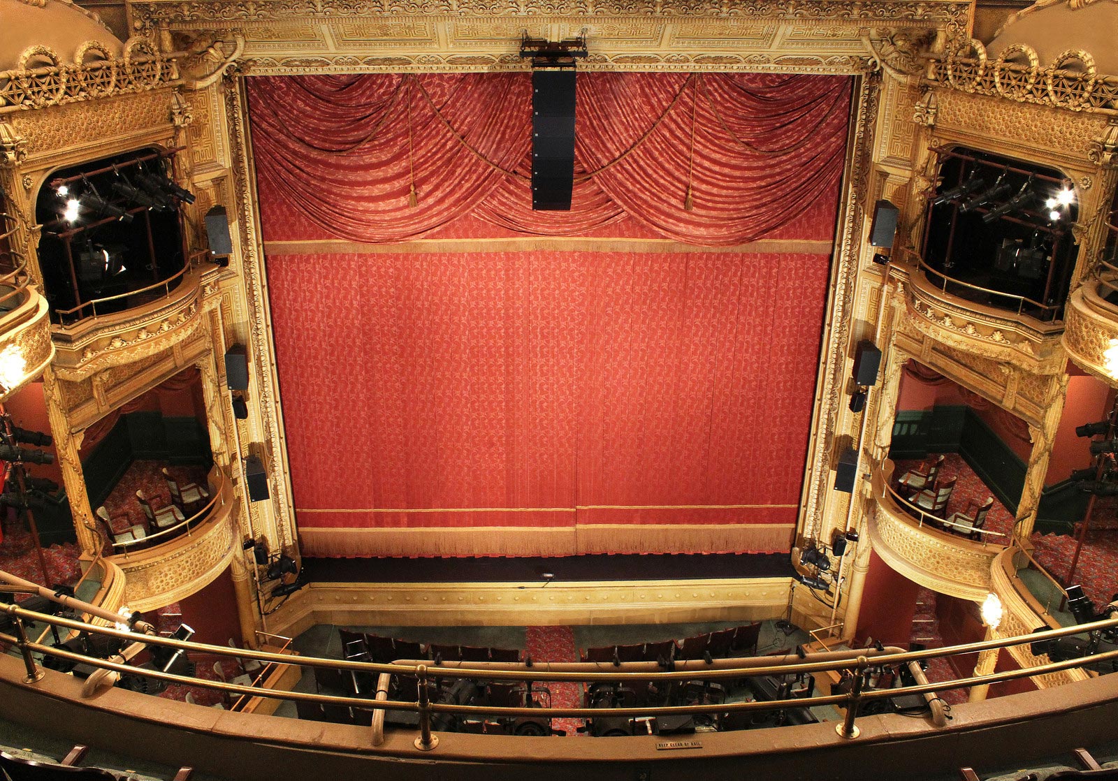View from the balcony of the New Victory Theatre. Credit: New 42nd Street.
