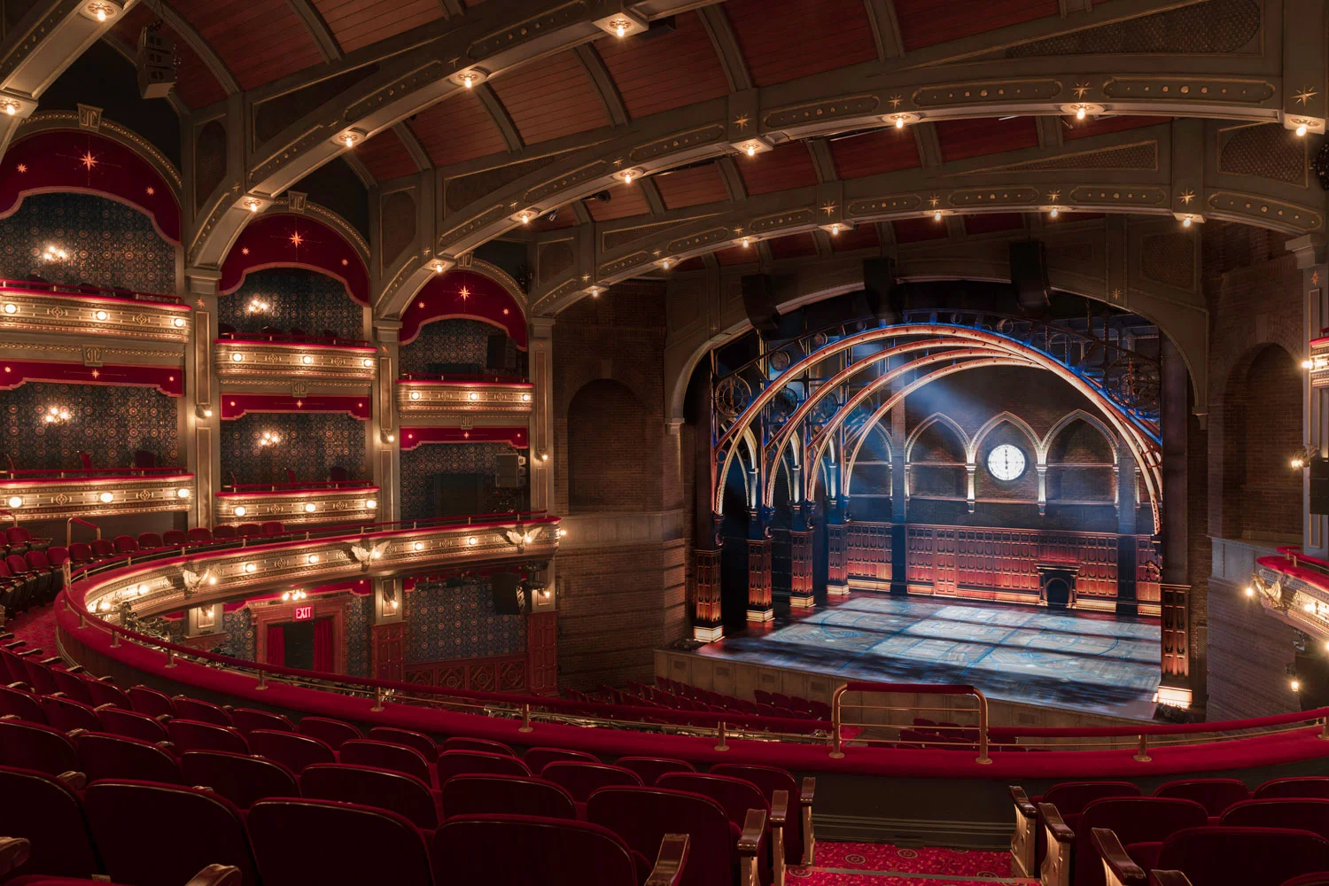 Interior of the fully renovated Lyric Theatre, which was created by combining the Apollo and Lyric Theatres. Credit: The Lyric Theatre and Manual Harlan