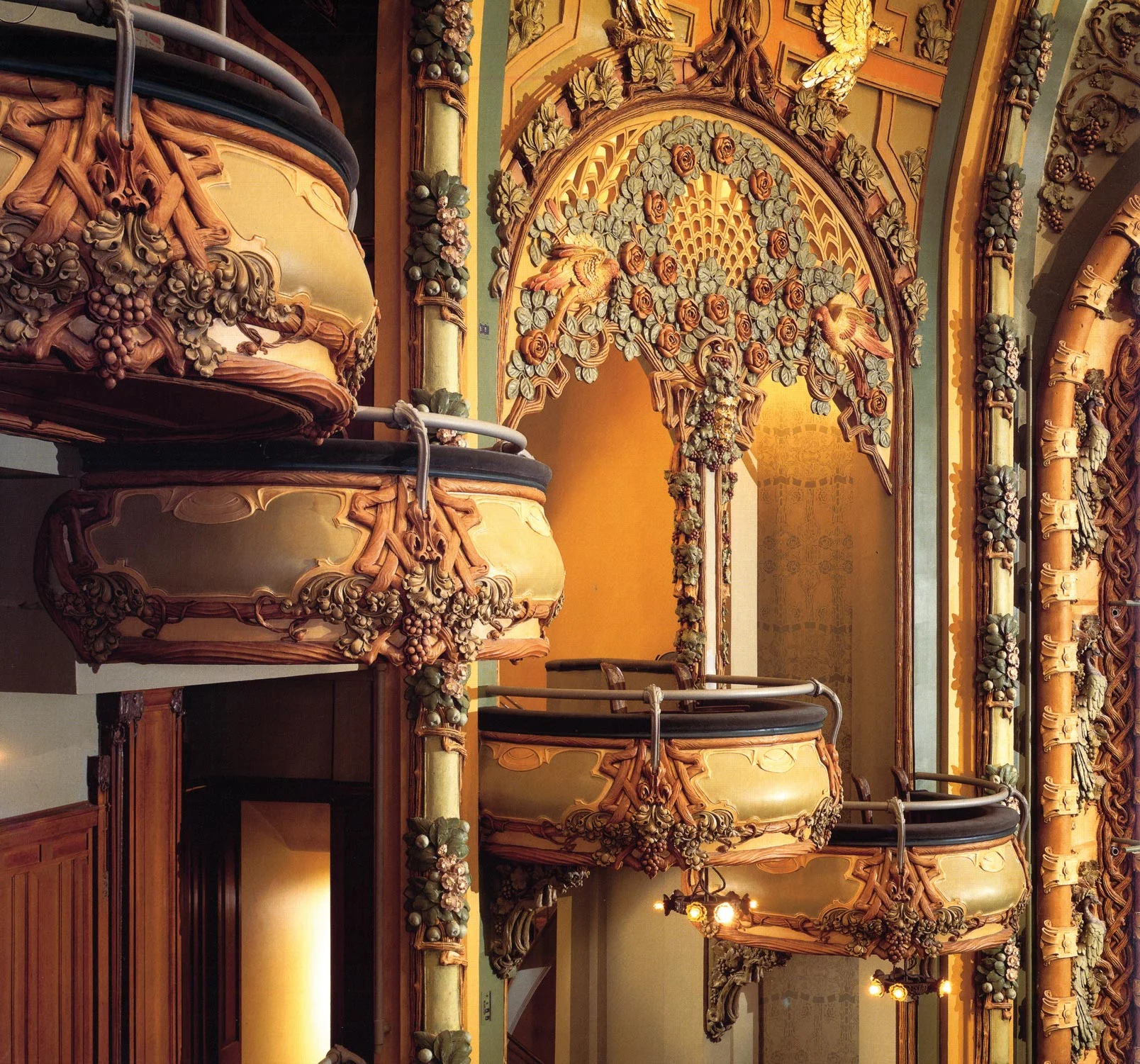 Historically preserved boxes of the New Amsterdam Theatre. Credit: The Walt Disney Company