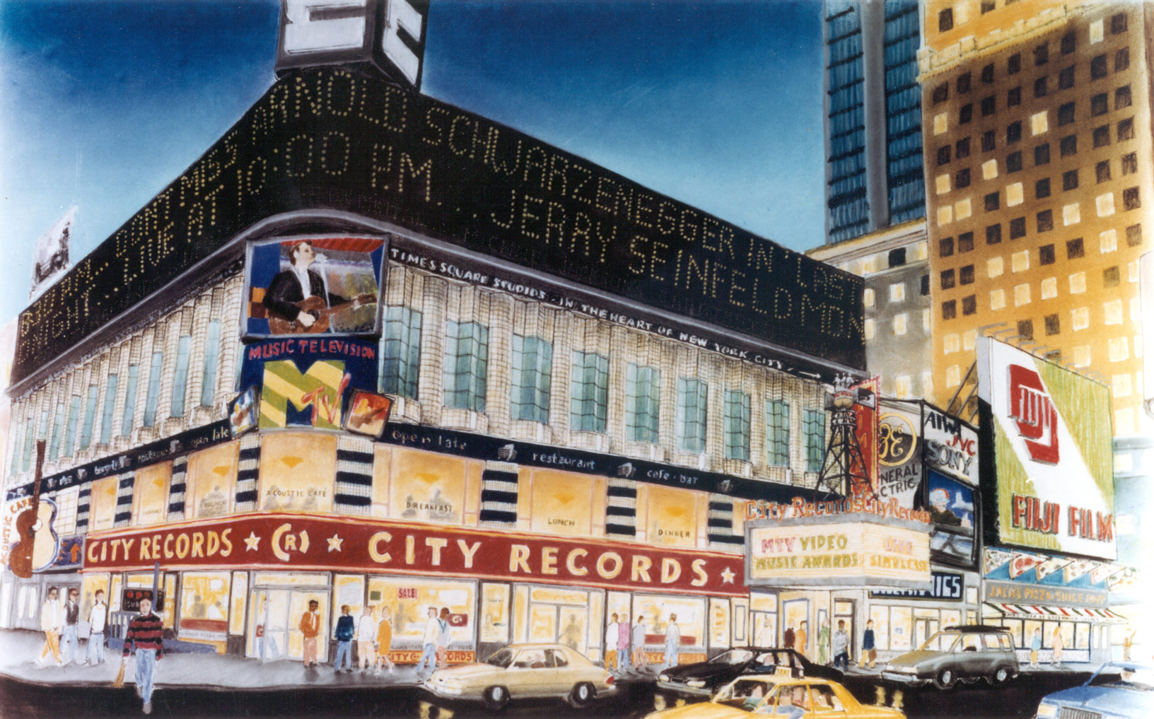 Design vision for 42nd Street, on the site that would eventually be leased by Ferrara Candy Company. Credit: Robert A.M. Stern Architects