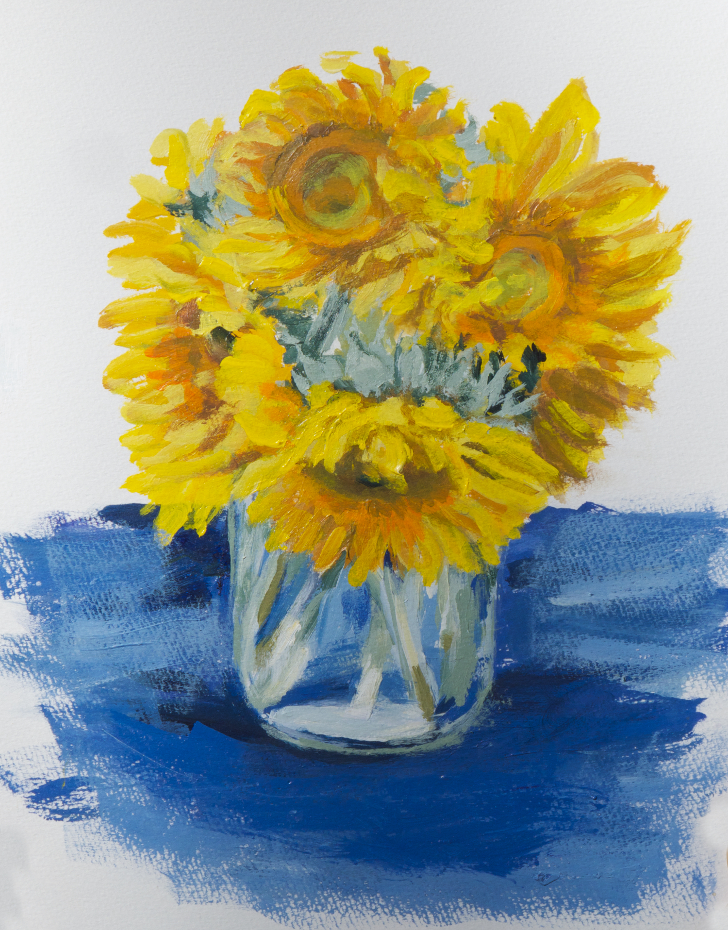 Sunflowers in Jar