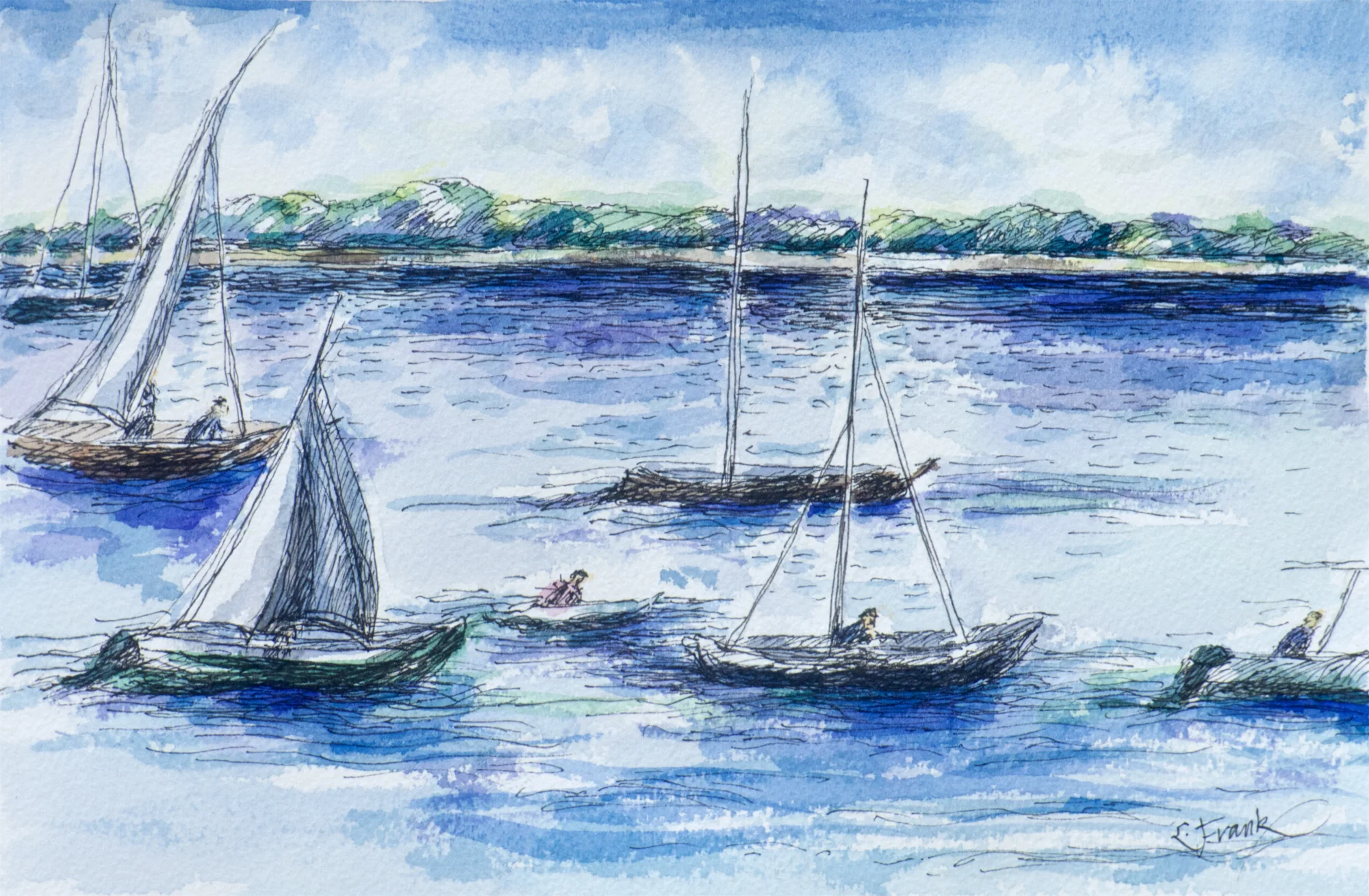 Boats Heading Back