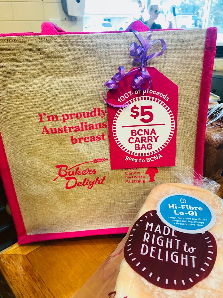 $5 Breast Cancer Network Australia Carry Bag