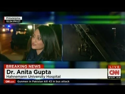 Amtrak Crash in Philadelphia | Dr. Anita Gupta on CNN Live Tonight on Pain and Traumatic Injuries (Copy)