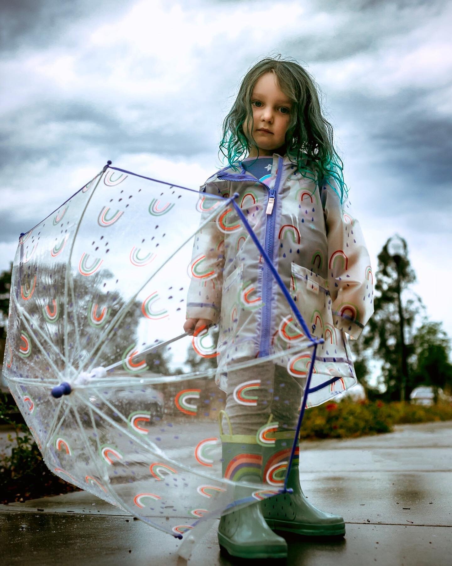 Puddle stomping... we don&rsquo;t get Summer thunder storms or summer rain very much (if ever) in California. So when we had this rare weather event, M couldn&rsquo;t wait to get out and puddle jump &amp; I needed to document these moody clouds. The 