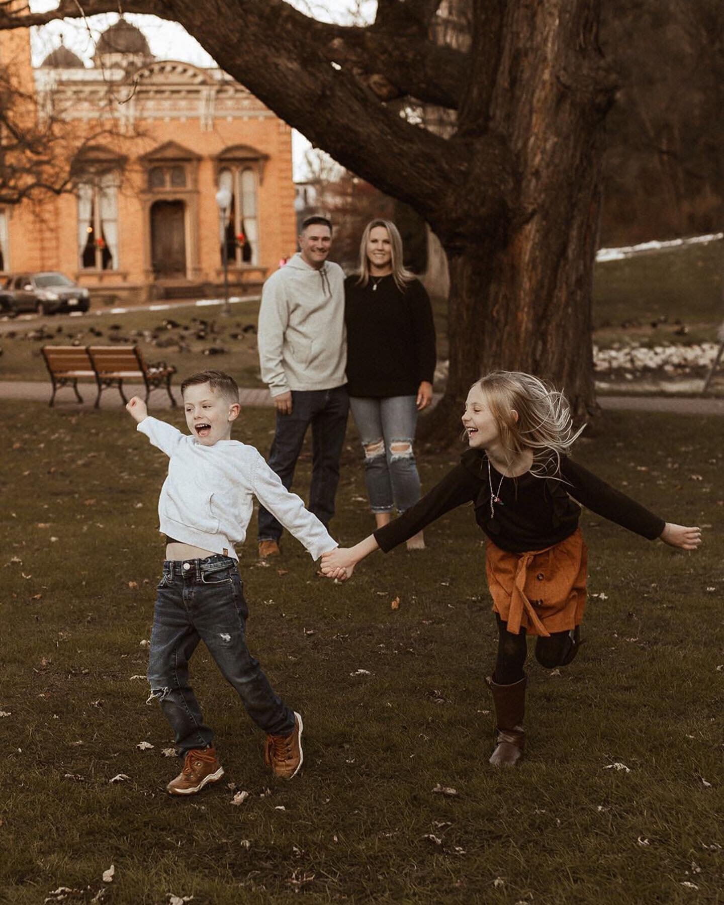 Playful family sessions are my favorite! Most families don&rsquo;t spend their time together standing still fake-cheezing so why should their family photos look like that? After every family session I shoot, I leave hoping I was able to capture the t
