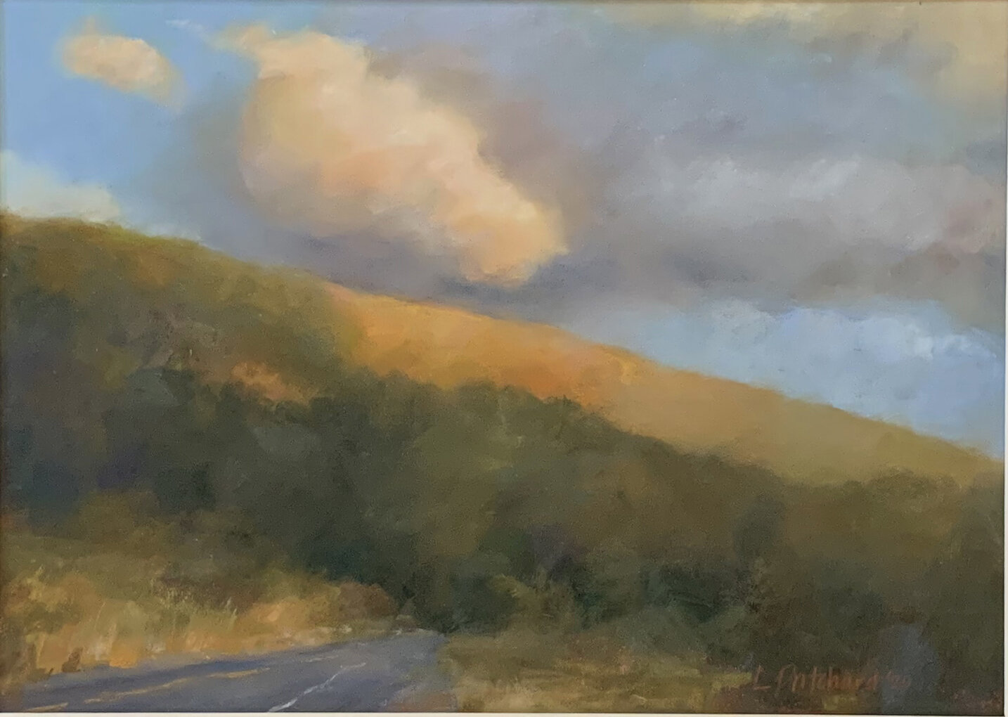 Storm Clearing Over the Plateau, 23 x 19, 2020. 